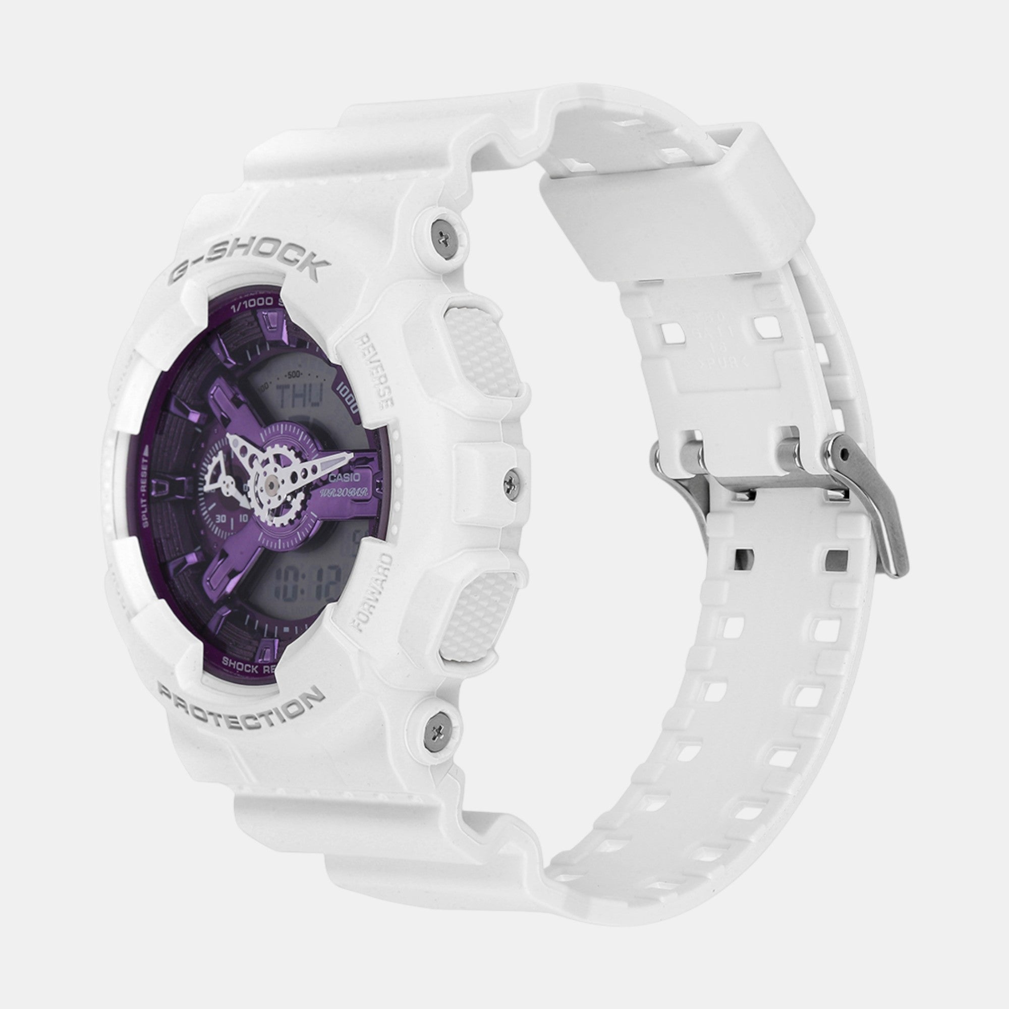 G-Shock Men Quartz Purple Dial Analog-Digital Resin Watch G1469