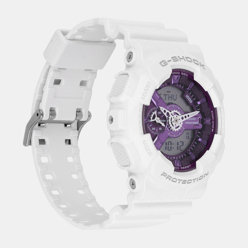 G-Shock Men Quartz Purple Dial Analog-Digital Resin Watch G1469