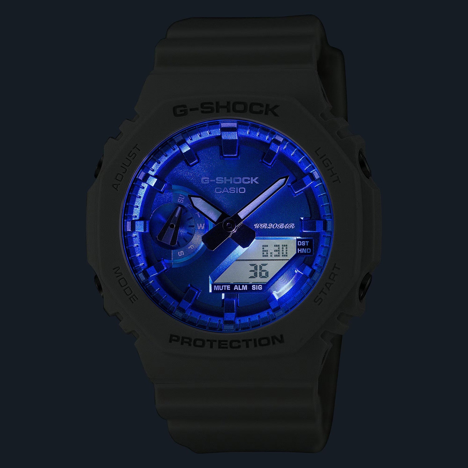 G-Shock Men Quartz Blue Dial Analog-Digital Resin Watch G1470