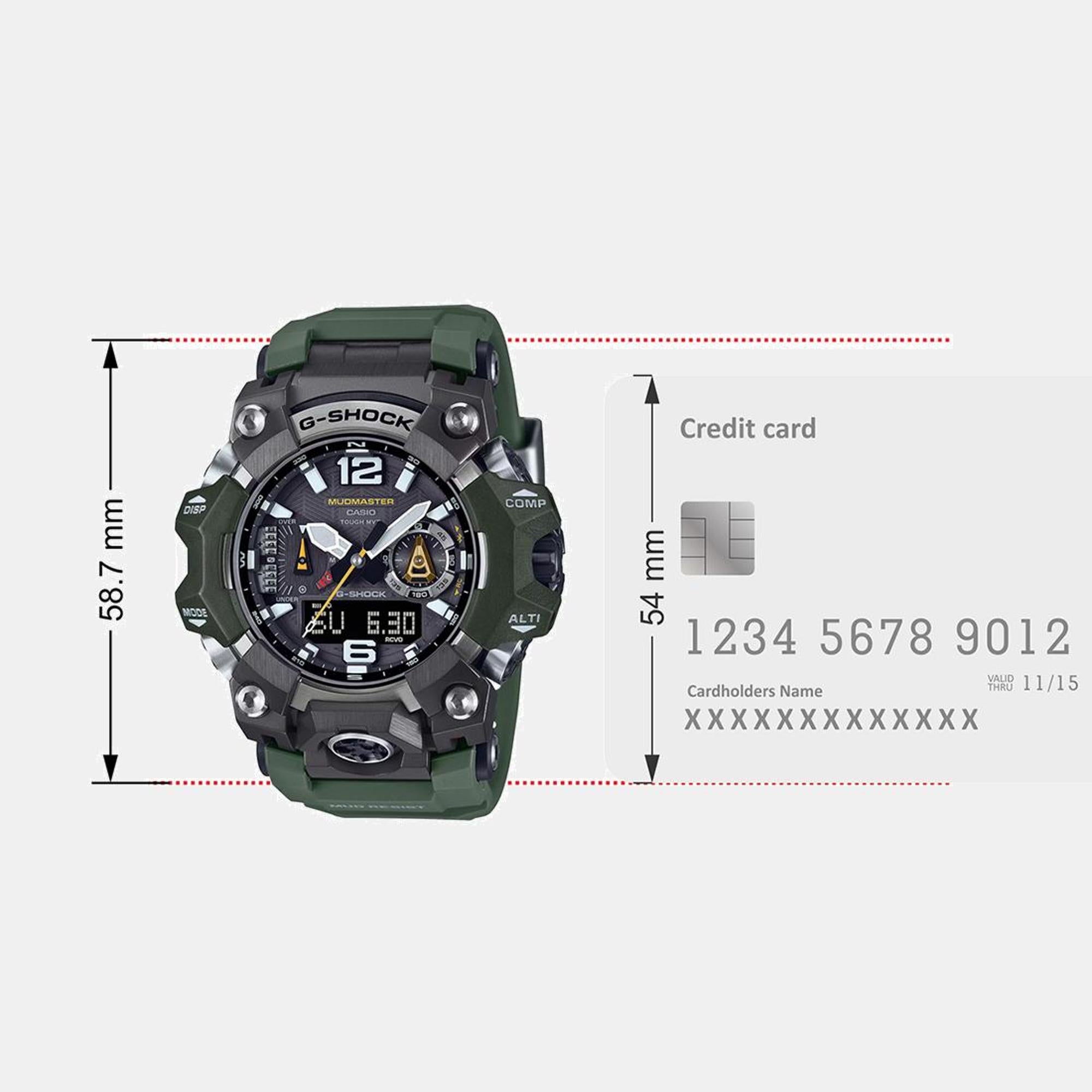 G-Shock Men Quartz Black Dial Analog-Digital Resin Watch G1472