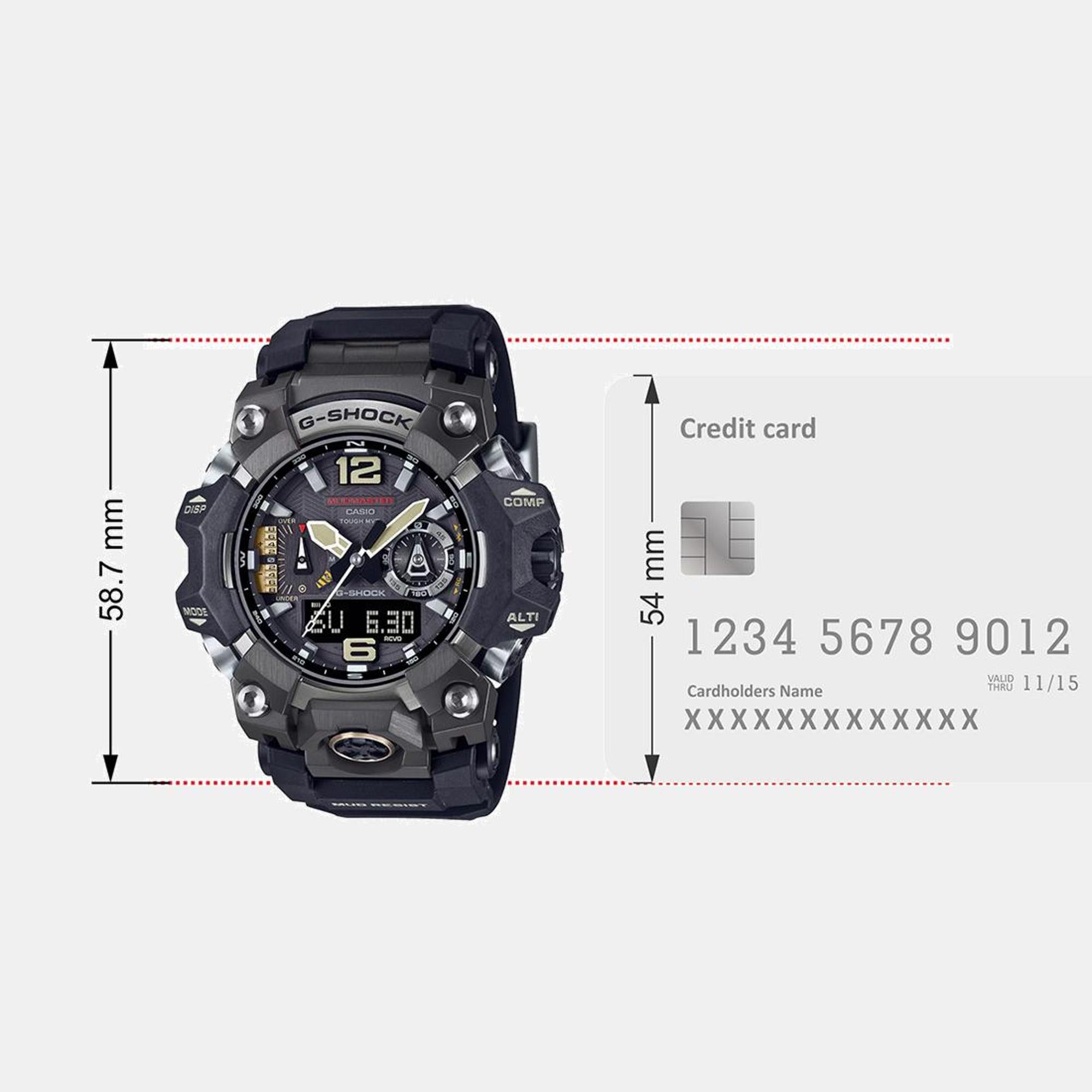 G-Shock Men Quartz Black Dial Analog-Digital Resin Watch G1473