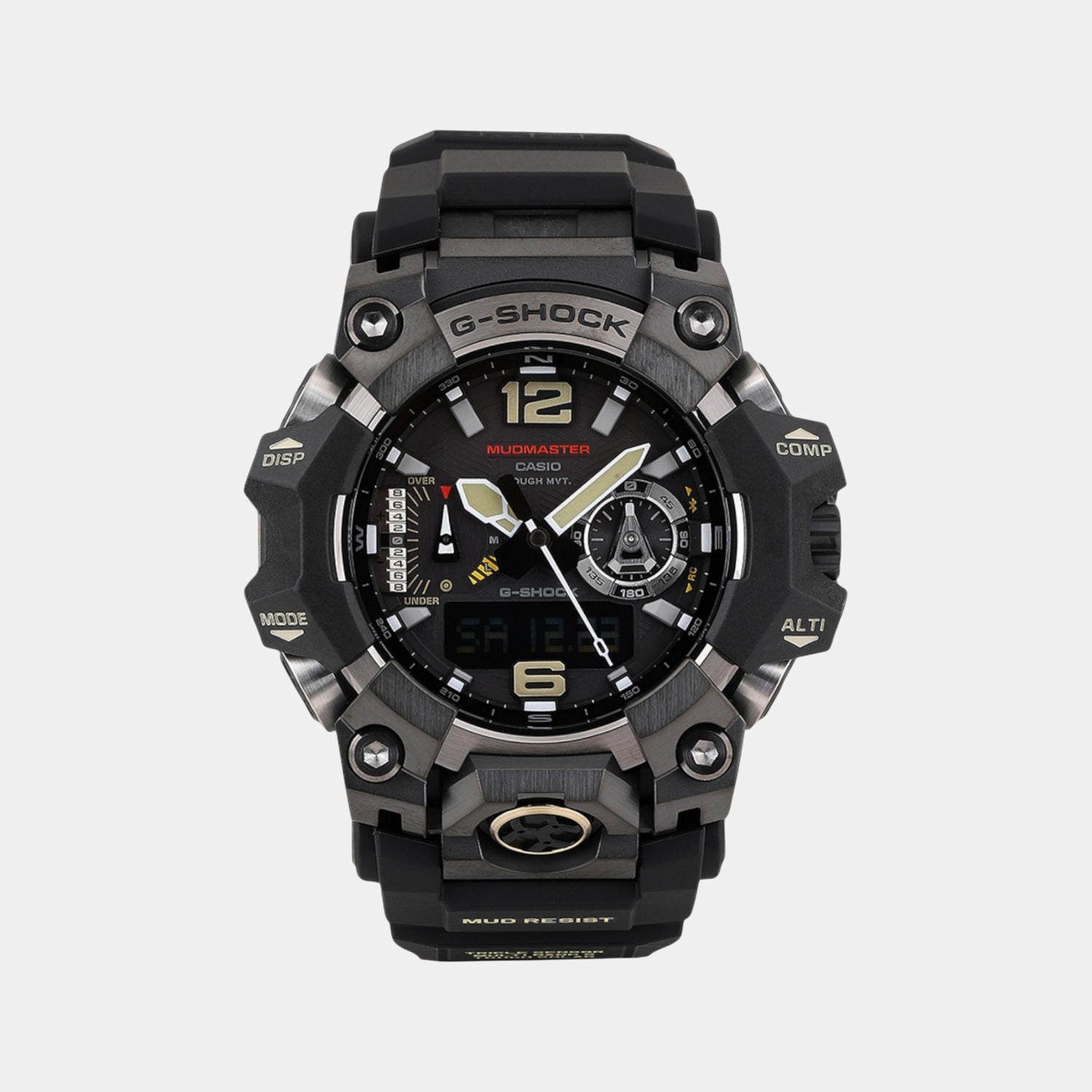 G-Shock Men Solar Black Dial Analog-Digital Resin Watch G1473