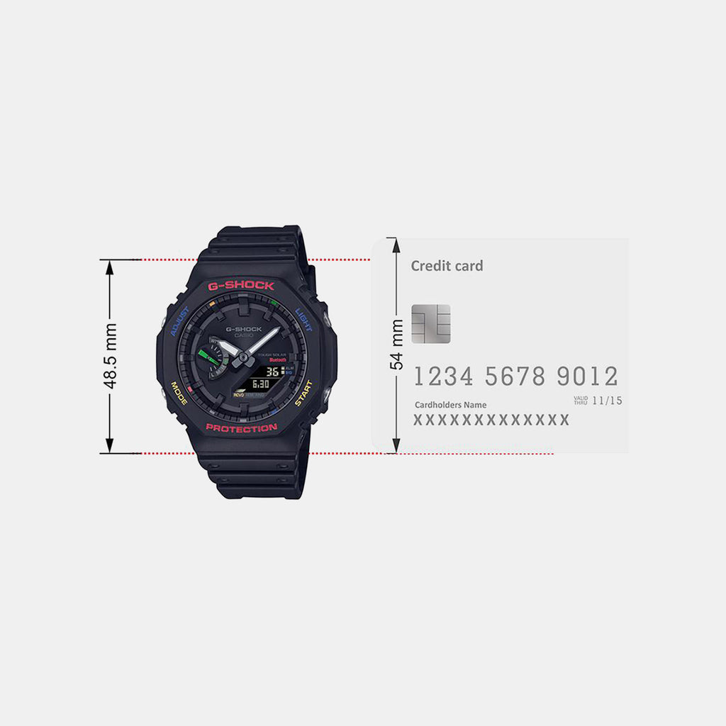 G-Shock Men Quartz Black Dial Analog-Digital Resin Watch G1476