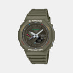 G-Shock Men Quartz Green Dial Analog-Digital Resin Watch G1477