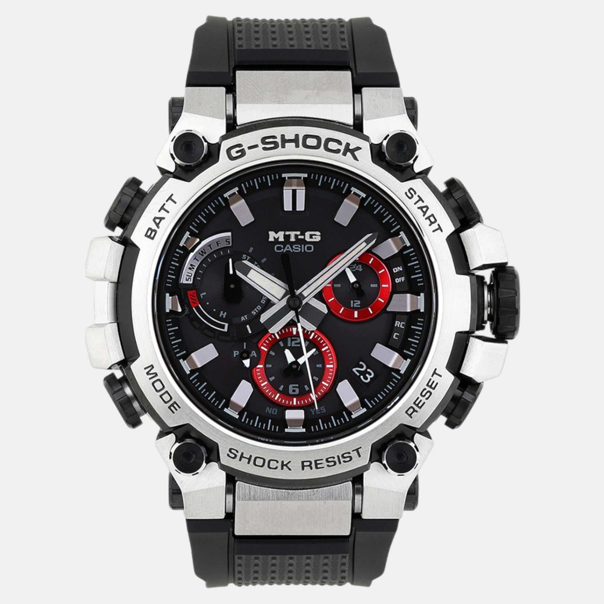 G-Shock Men Quartz Black Dial Chronograph Resin Watch G1480