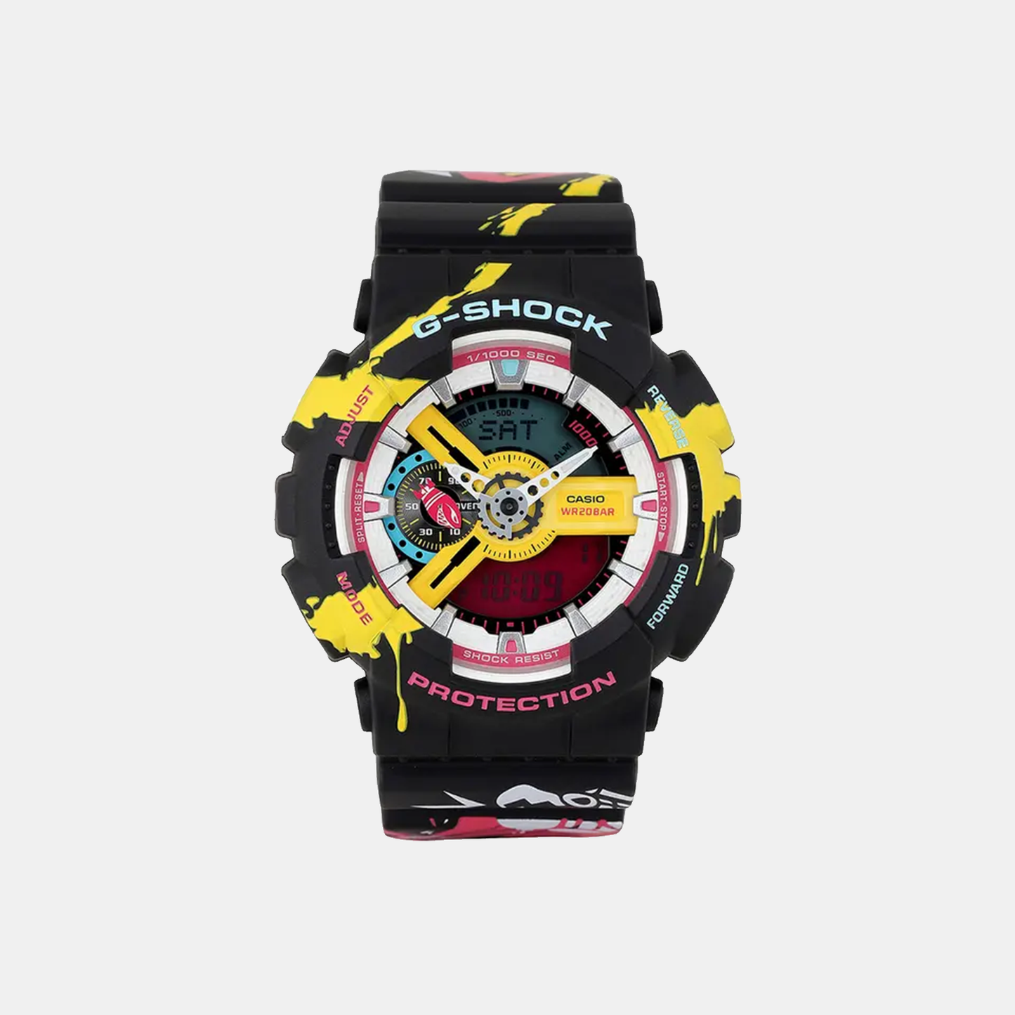 G-Shock Men Multicolour Dial Multi-Function-Digital Resin Watch G1482