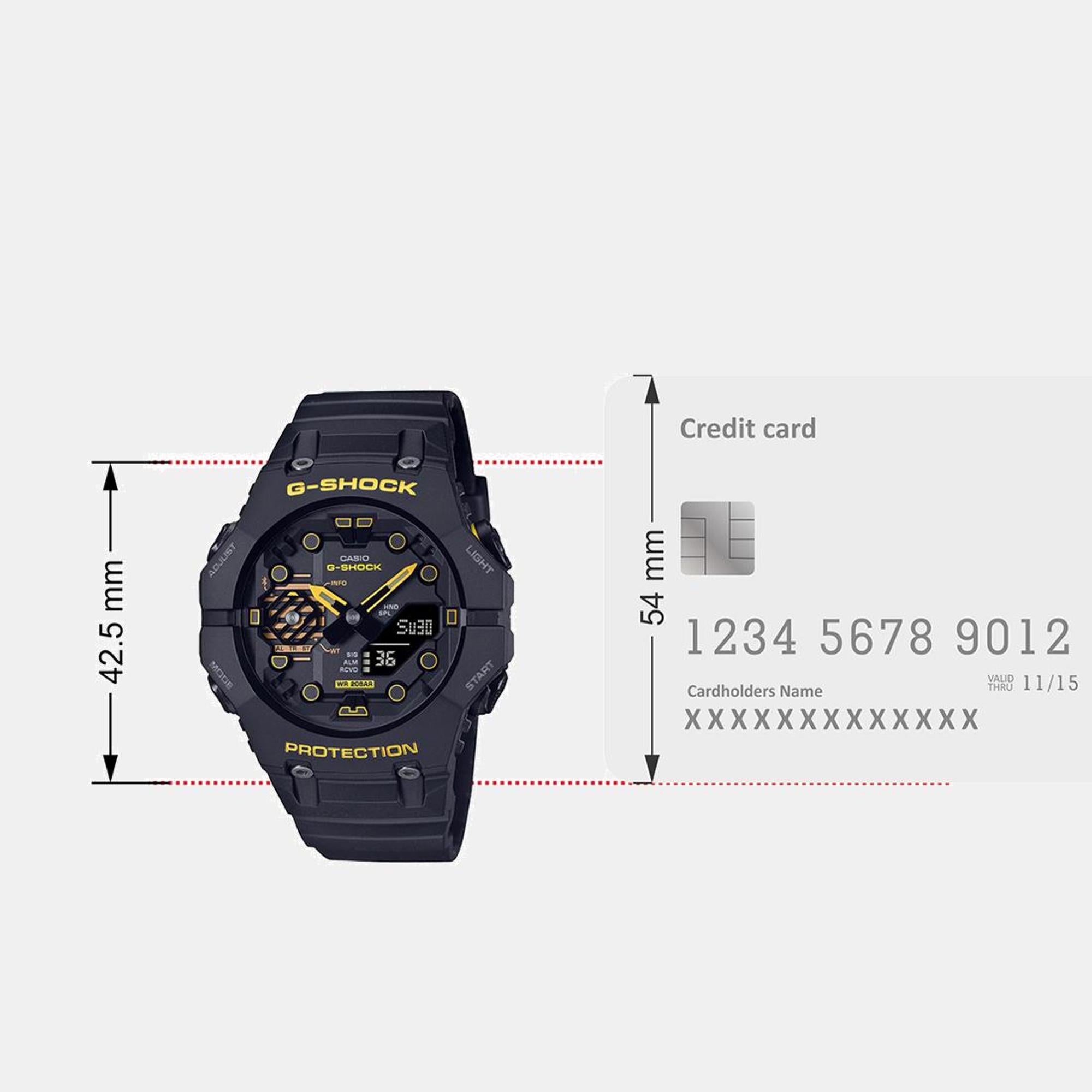 G-Shock Men Quartz Black Dial Analog-Digital Resin Watch G1485