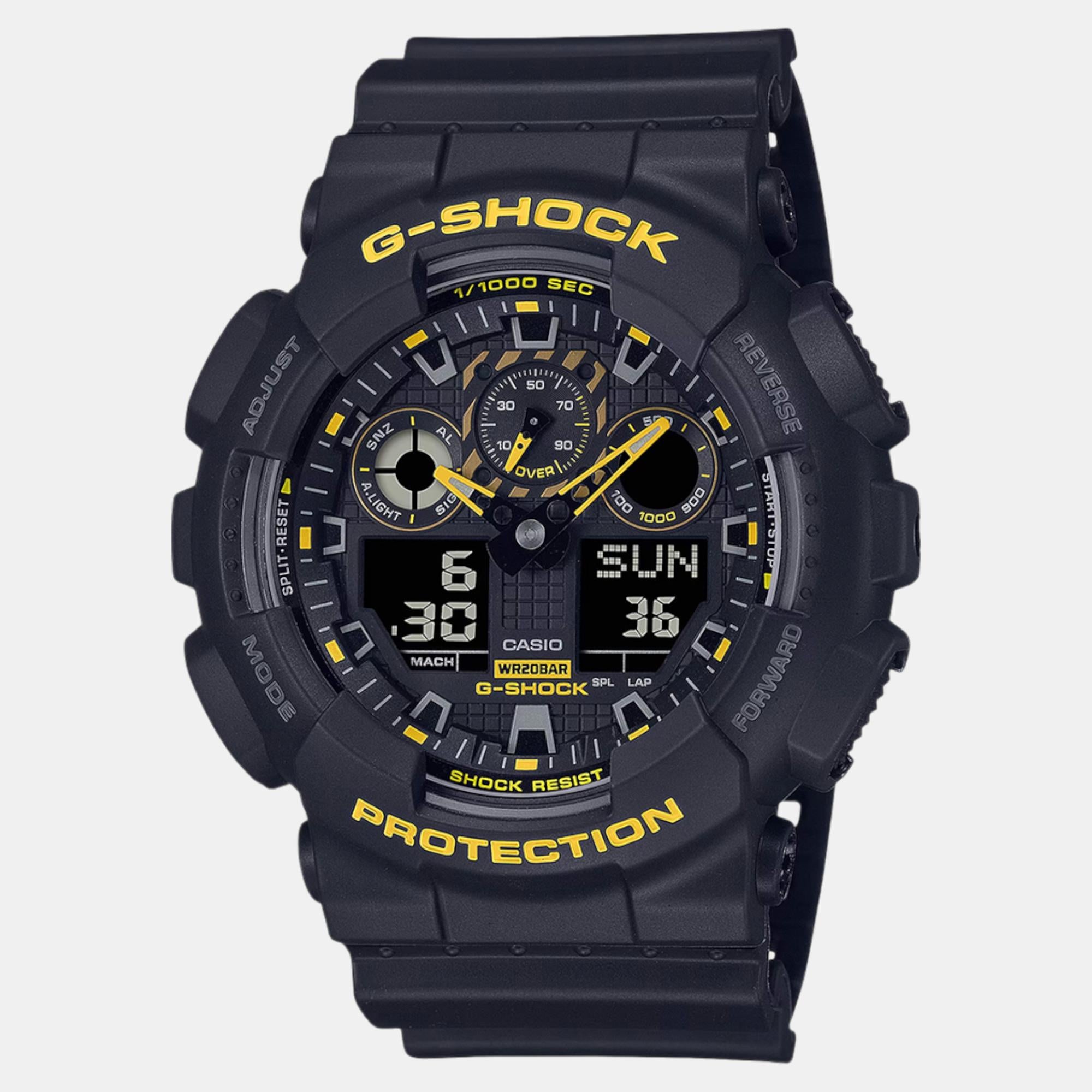 G-Shock Men Quartz Black Dial Analog-Digital Resin Watch G1486