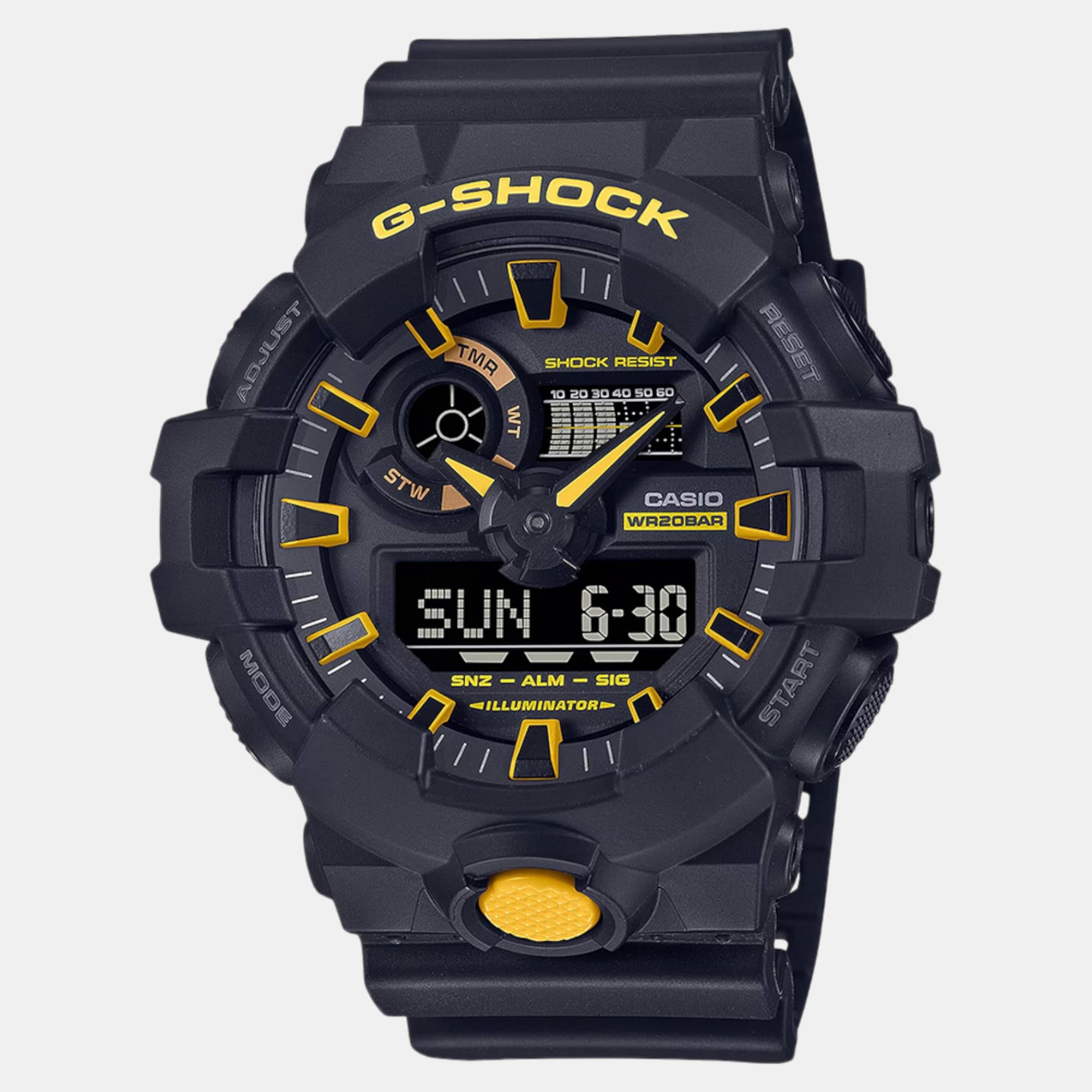 G-Shock Men Quartz Black Dial Analog-Digital Resin Watch G1487