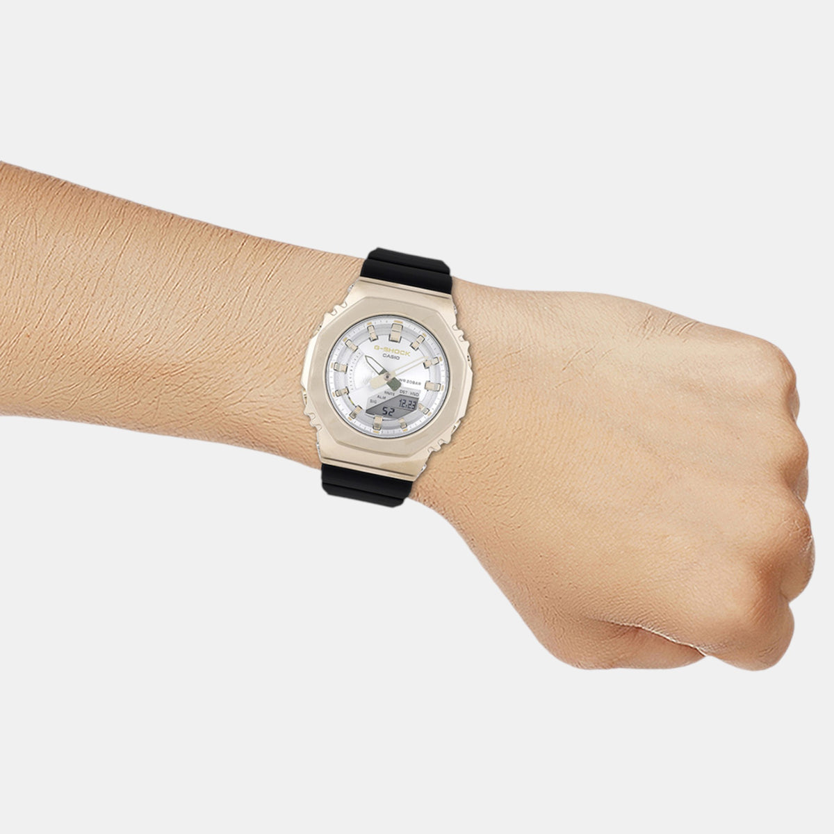 G-Shock Women Quartz Gold Dial Analog-Digital Resin Watch G1488