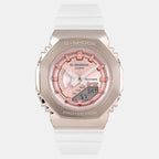 G-Shock Women Quartz Rose Gold Dial Analog-Digital Resin Watch G1490
