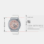 G-Shock Women Quartz Rose Gold Dial Analog-Digital Resin Watch G1490