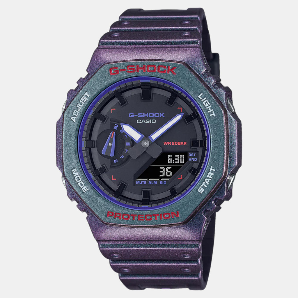 G-Shock Men Quartz Black Dial Analog-Digital Resin Watch G1496