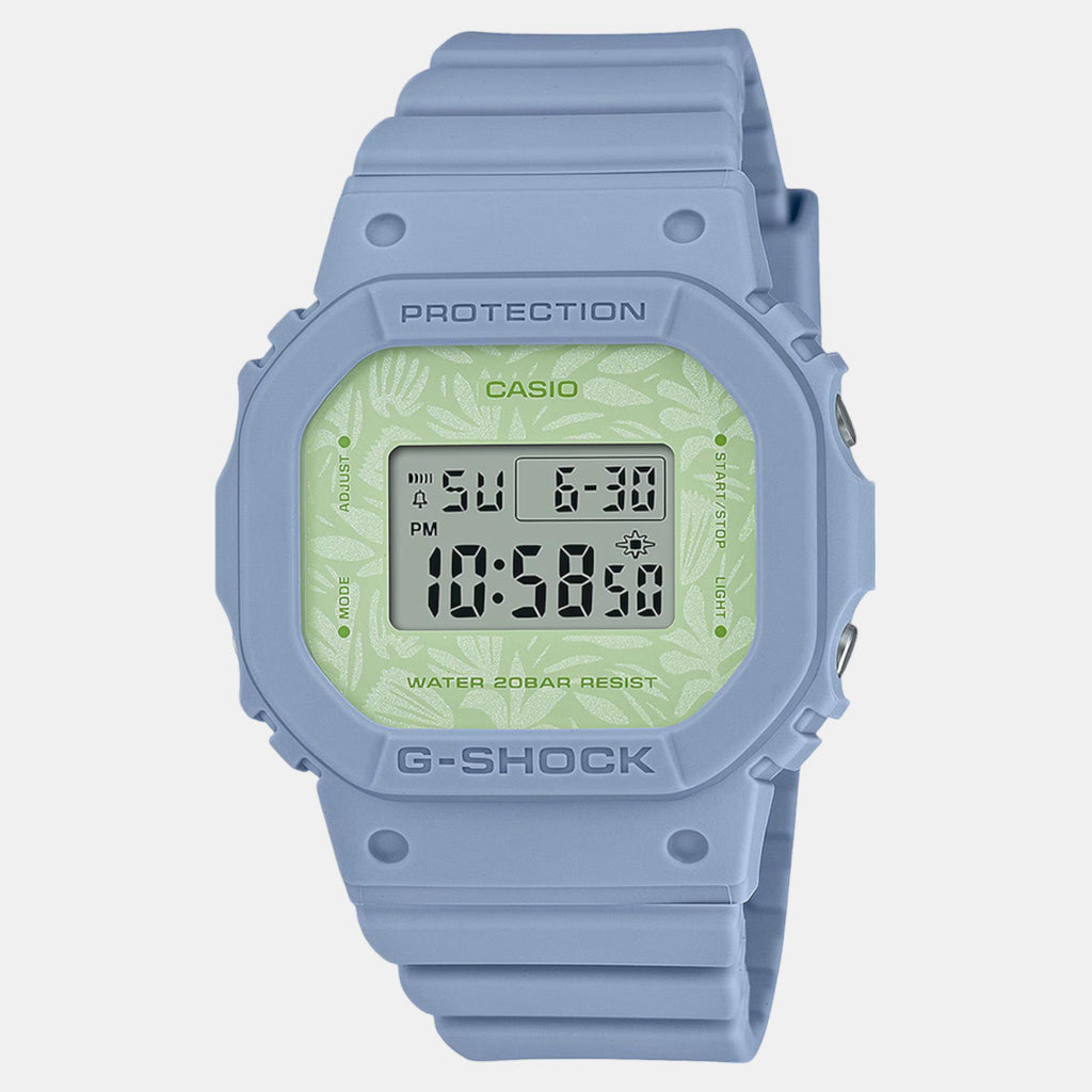 G-Shock Women Quartz Green Dial Digital Resin Watch G1501