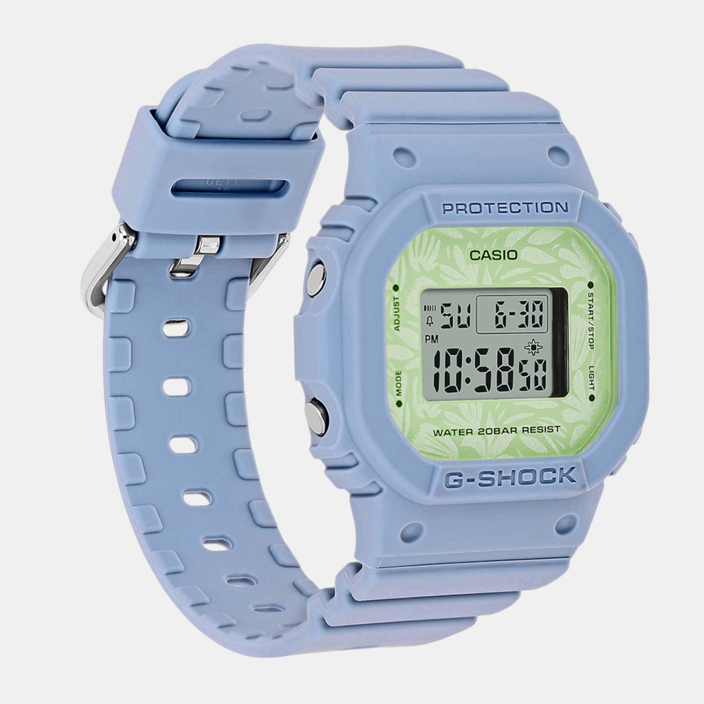 G-Shock Women Quartz Green Dial Digital Resin Watch G1501