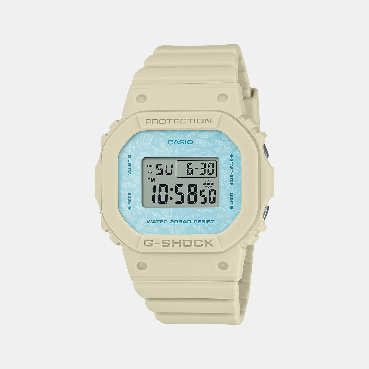 G-Shock Women Quartz Blue Dial Digital Resin Watch G1502