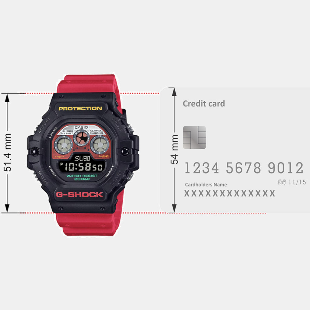 G-Shock Men Quartz Two Tone Dial Digital Resin Watch G1508