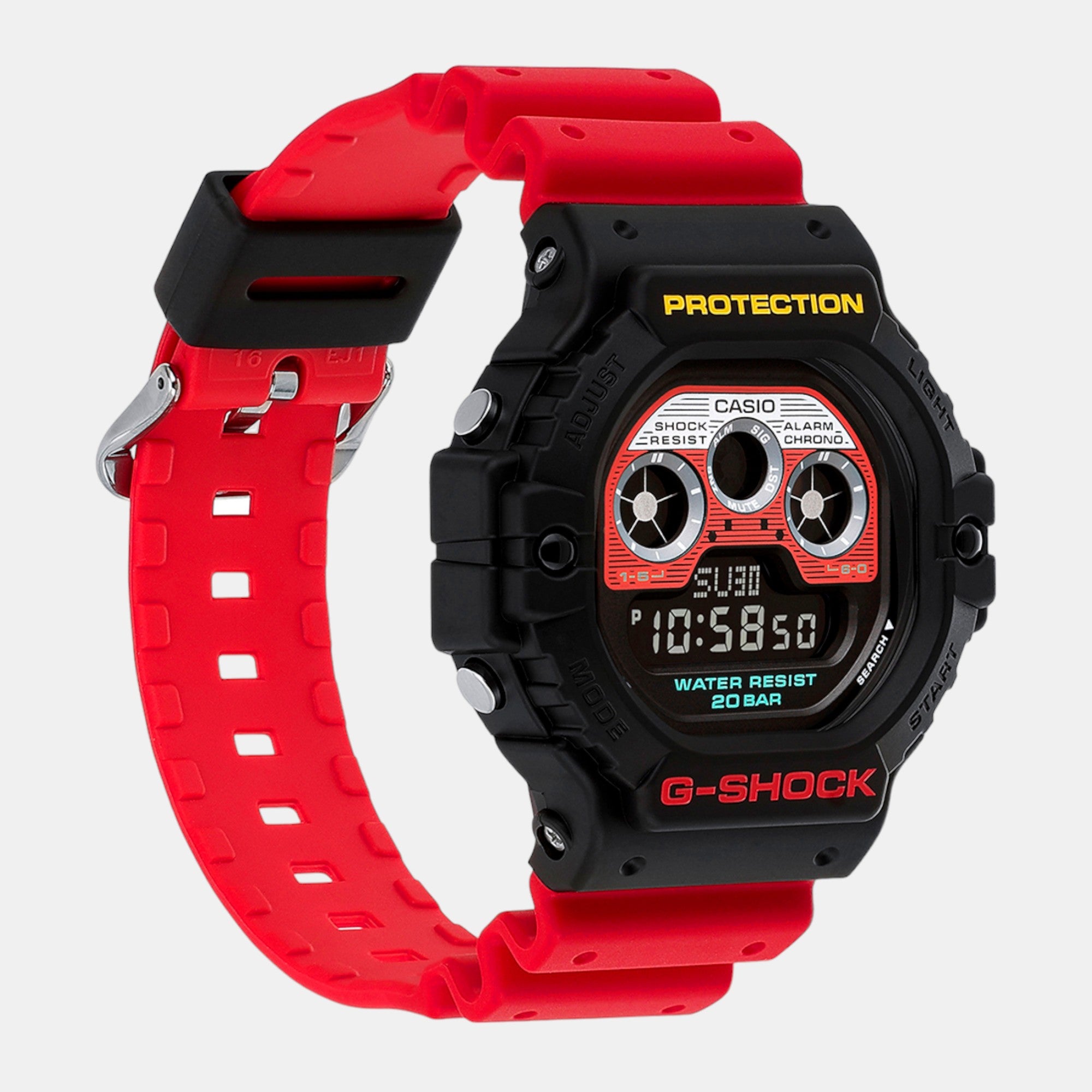 G-Shock Men Quartz Two Tone Dial Digital Resin Watch G1508