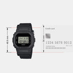 G-Shock Men Quartz Black Dial Digital Fabric Watch G1512