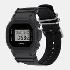 G-Shock Men Quartz Black Dial Digital Fabric Watch G1512