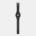 G-Shock Men Quartz Black Dial Digital Fabric Watch G1512