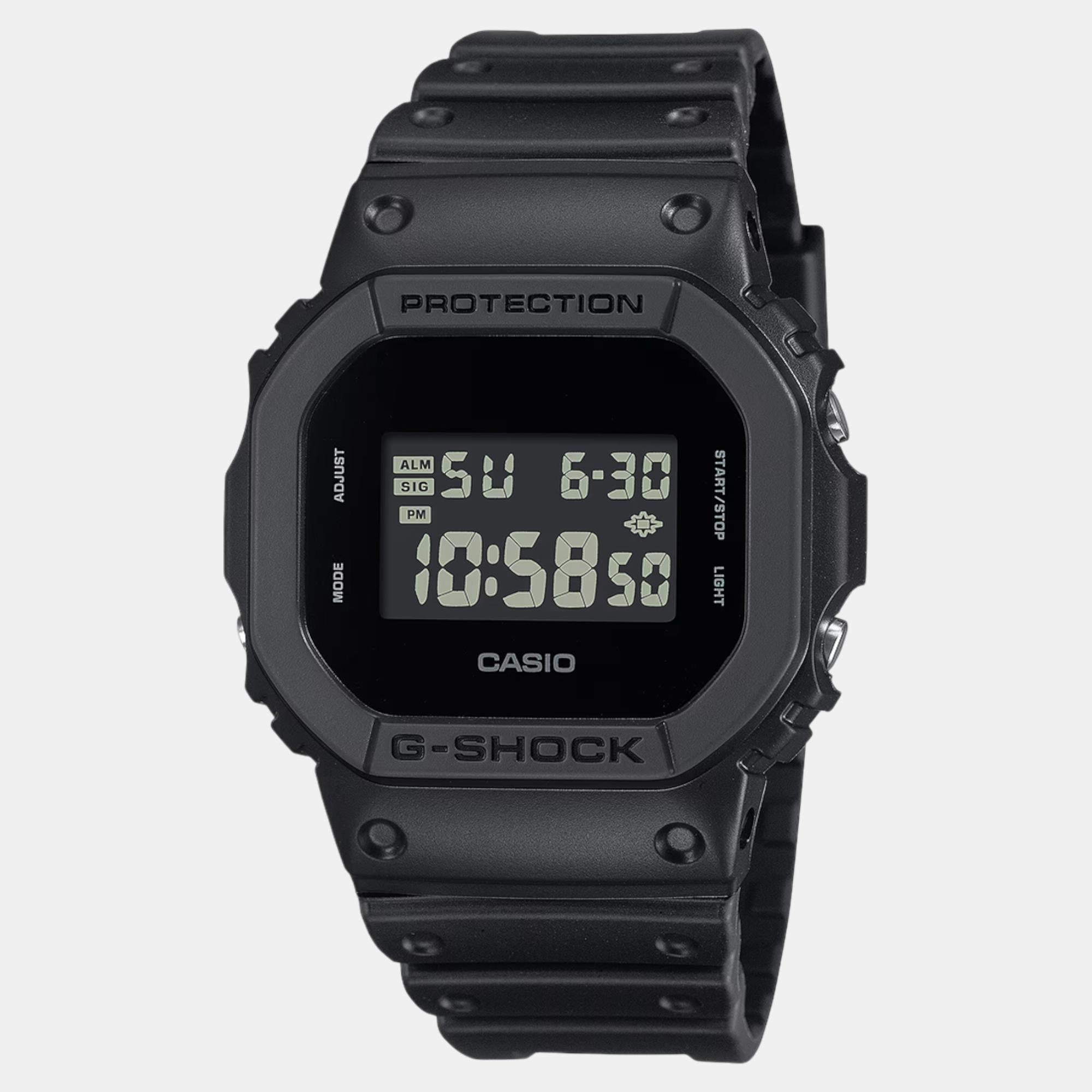 G-Shock Men Quartz Black Dial Digital Resin Watch G1513