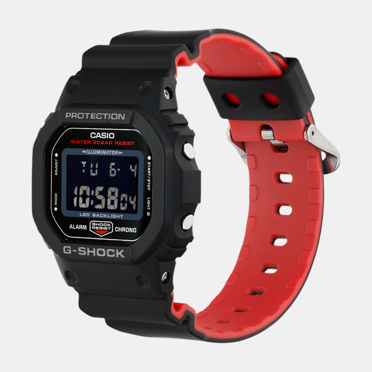 G-Shock Men Quartz Black Dial Digital Resin Watch G1515