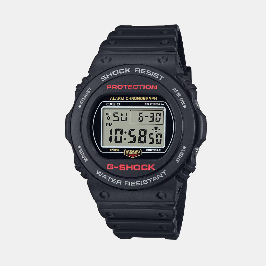 G-Shock Men Quartz Black Dial Digital Resin Watch G1517