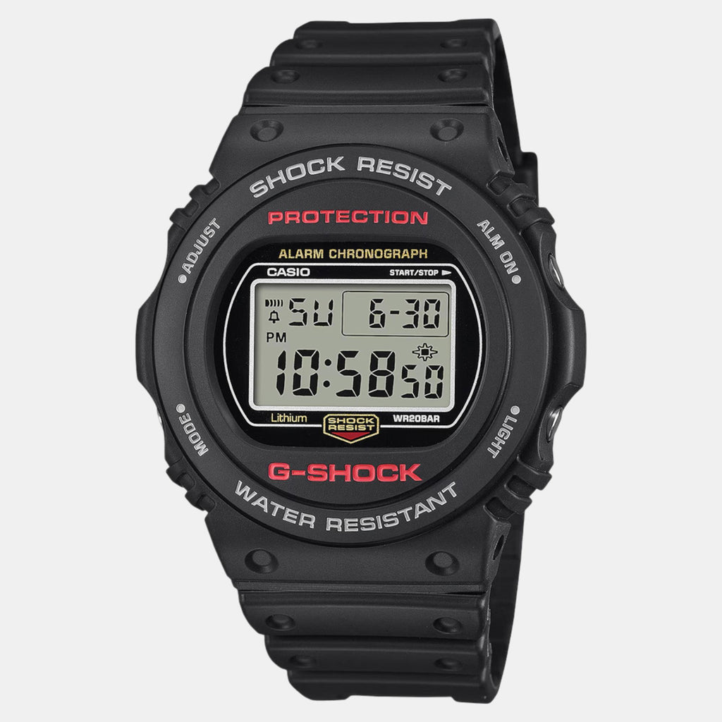 G-Shock Men Quartz Black Dial Digital Resin Watch G1517