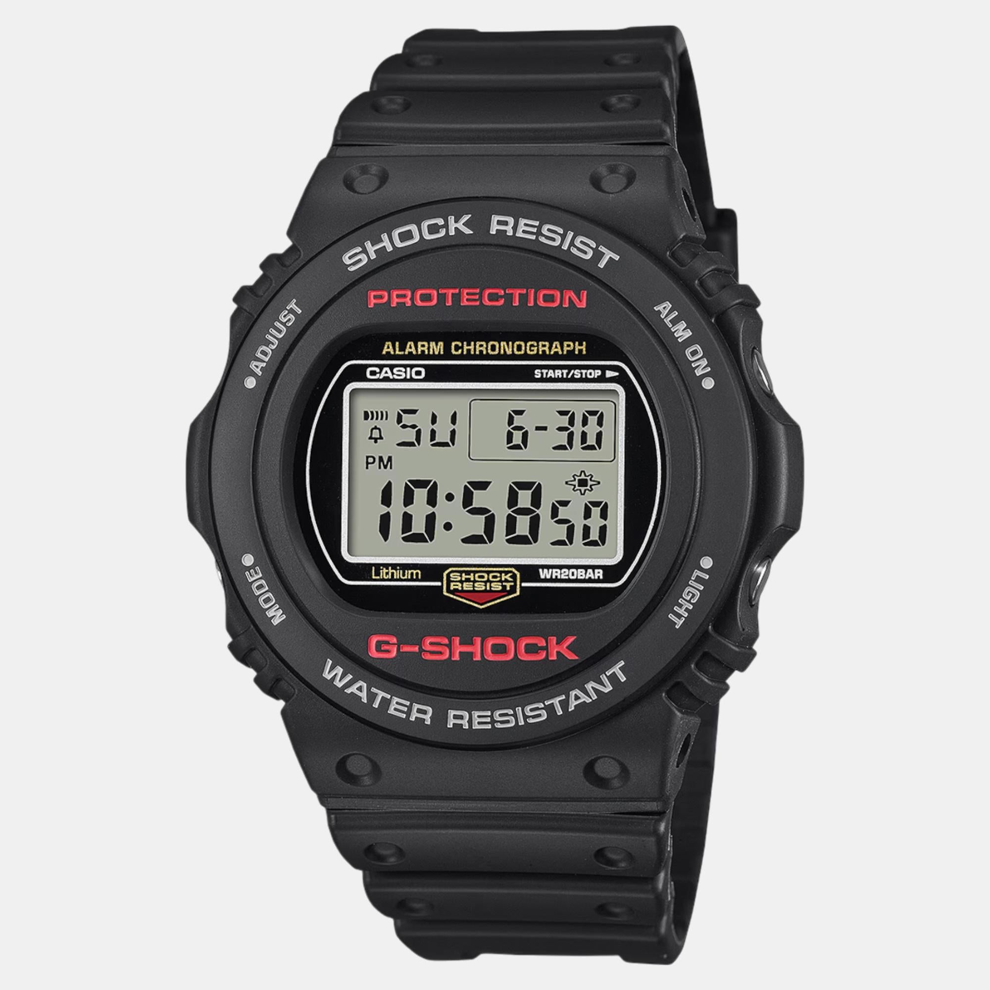 G-Shock Men Quartz Black Dial Digital Resin Watch G1517