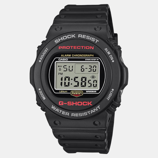 G-Shock Men Quartz Black Dial Digital Resin Watch G1517
