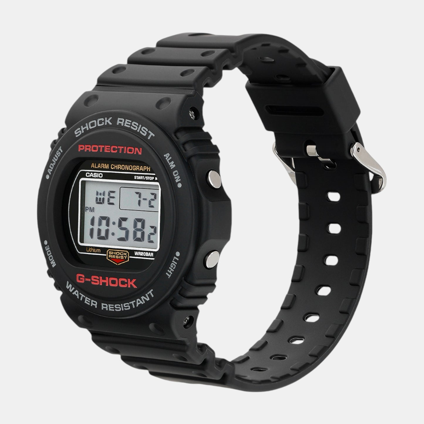 G-Shock Men Quartz Black Dial Digital Resin Watch G1517