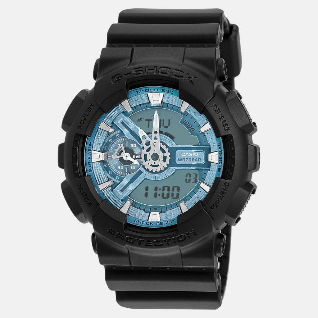 G-Shock Men Quartz Blue Dial Analog-Digital Resin Watch G1518