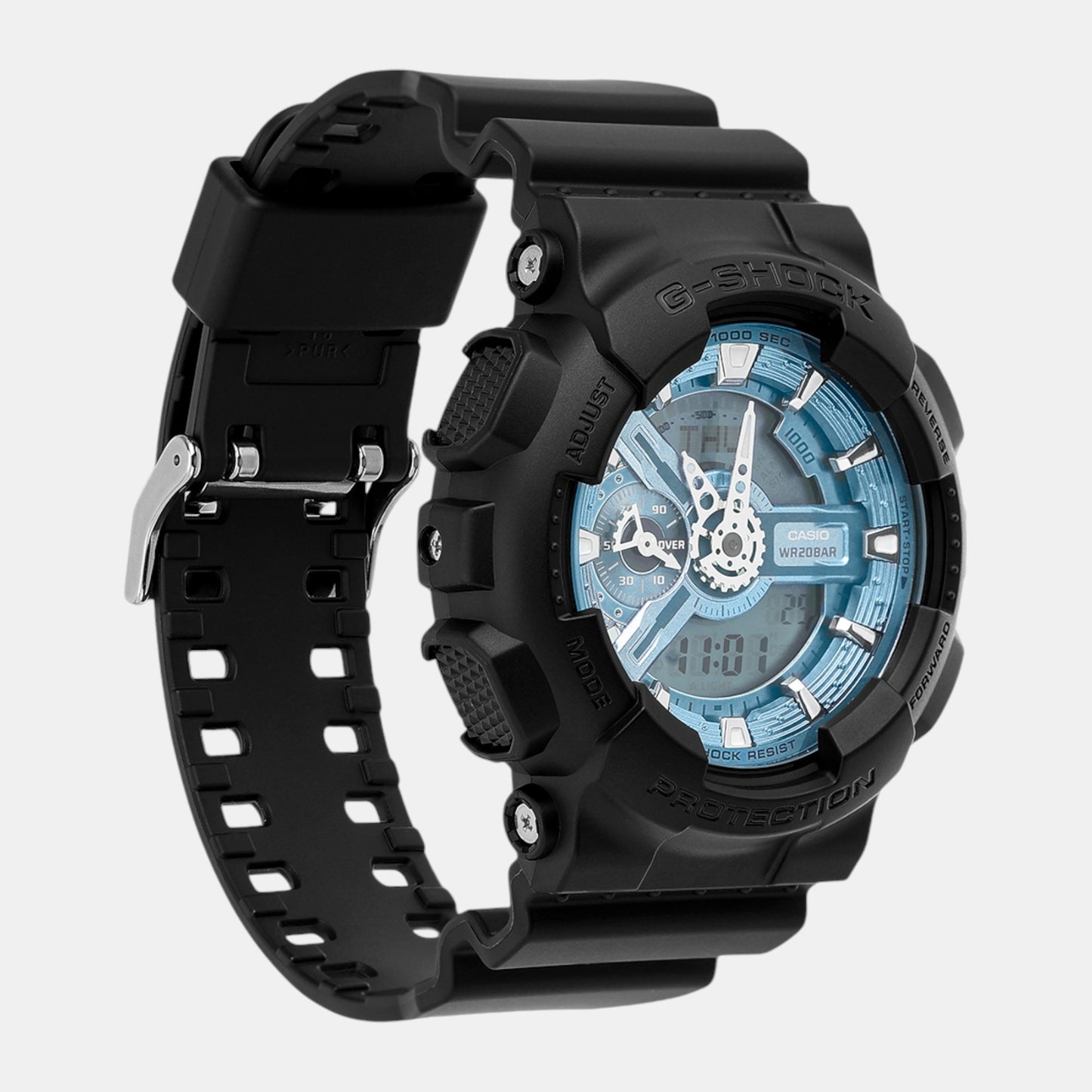 G-Shock Men Quartz Blue Dial Analog-Digital Resin Watch G1518