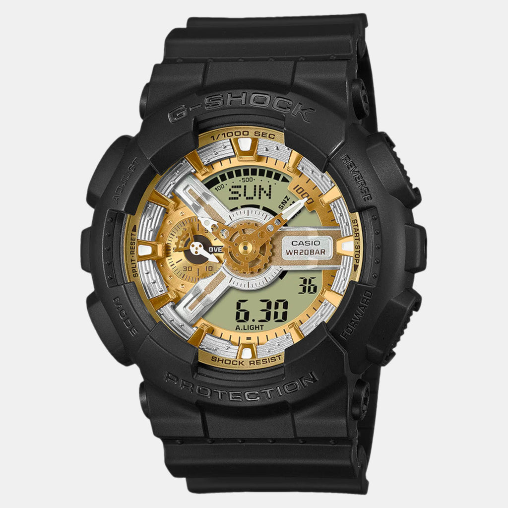 G-Shock Men Quartz Gold Dial Analog-Digital Resin Watch G1520