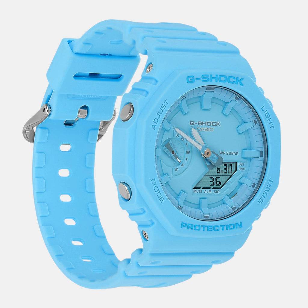 G-Shock Men Quartz Blue Dial Analog-Digital Resin Watch G1521