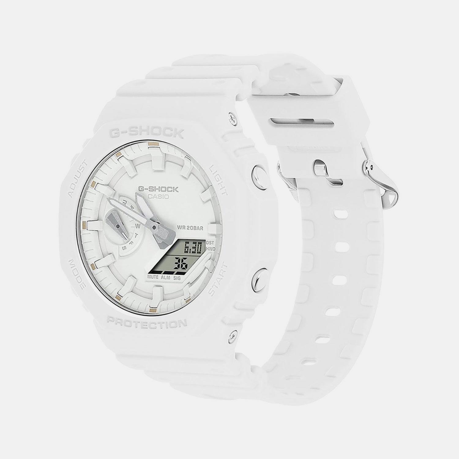 G-Shock Men Quartz White Dial Analog-Digital Resin Watch G1522