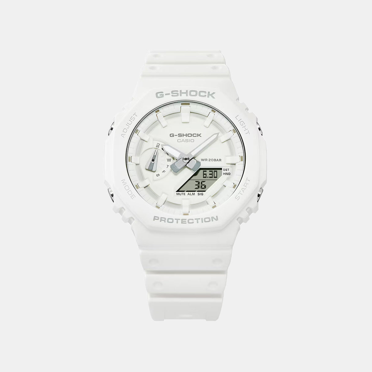 G-Shock Men Quartz White Dial Analog-Digital Resin Watch G1522