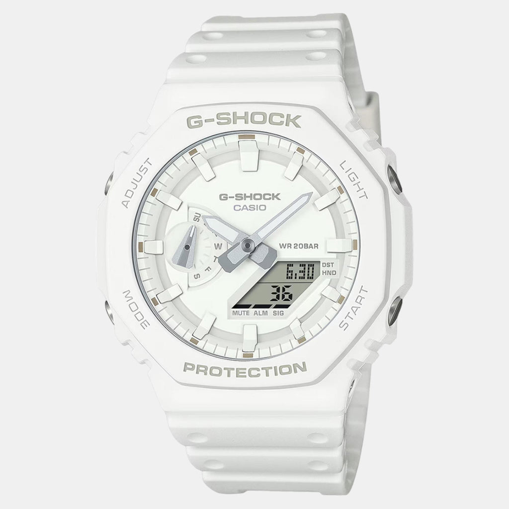G-Shock Men Quartz White Dial Analog-Digital Resin Watch G1522