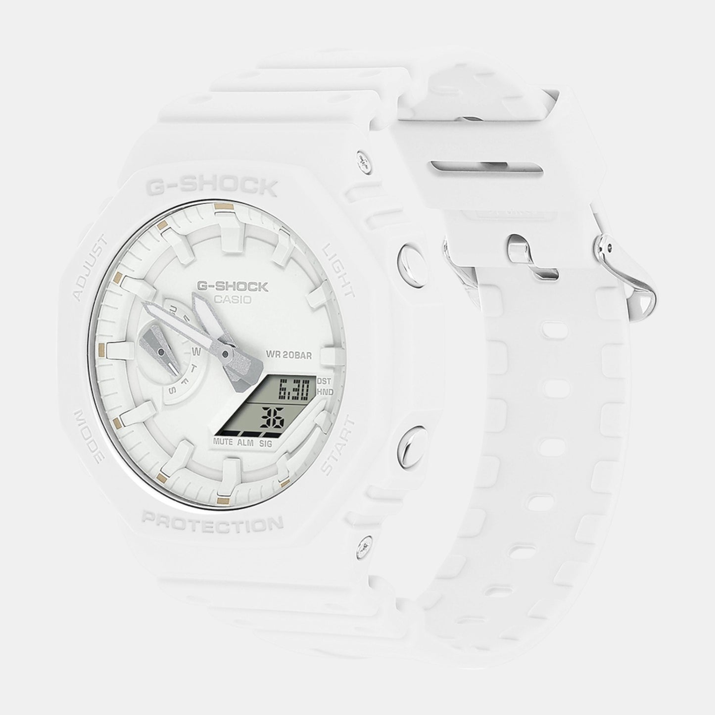 G-Shock Men Quartz White Dial Analog-Digital Resin Watch G1522