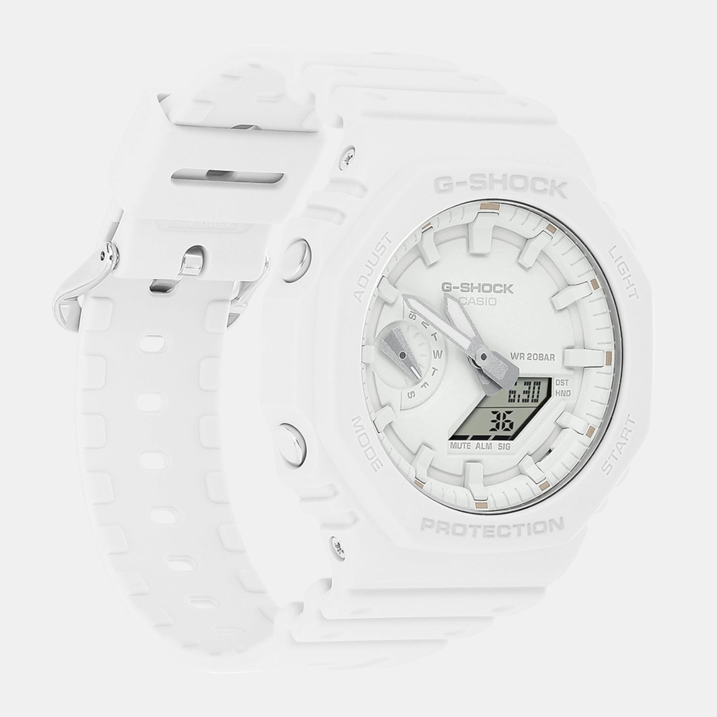 G-Shock Men Quartz White Dial Analog-Digital Resin Watch G1522