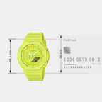 G-Shock Men Quartz Yellow Dial Analog-Digital Resin Watch G1523