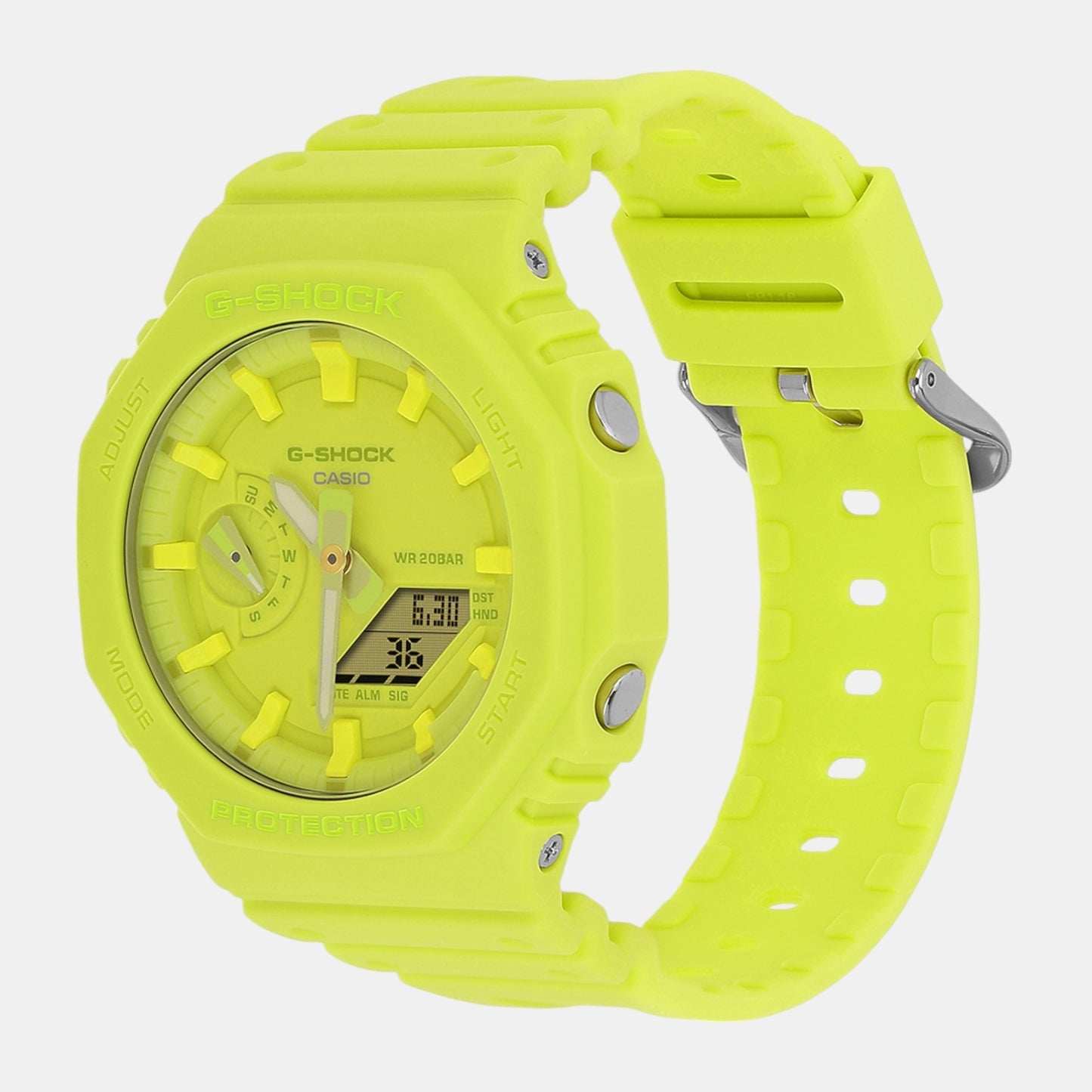 G-Shock Men Quartz Yellow Dial Analog-Digital Resin Watch G1523