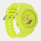 G-Shock Men Quartz Yellow Dial Analog-Digital Resin Watch G1523