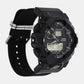 G-Shock Men Quartz Black Dial Analog-Digital Fabric Watch G1525