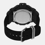 G-Shock Men Quartz Black Dial Analog-Digital Fabric Watch G1525