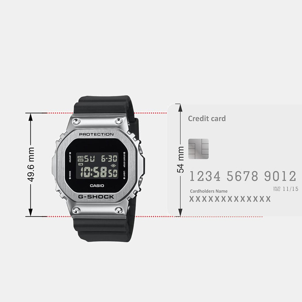 G-Shock Men Quartz Black Dial Digital Resin Watch G1526