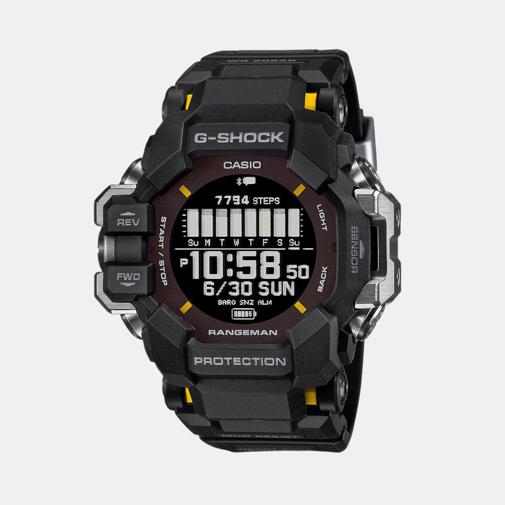 G-Shock Men Quartz Black Dial Digital Resin Watch G1529