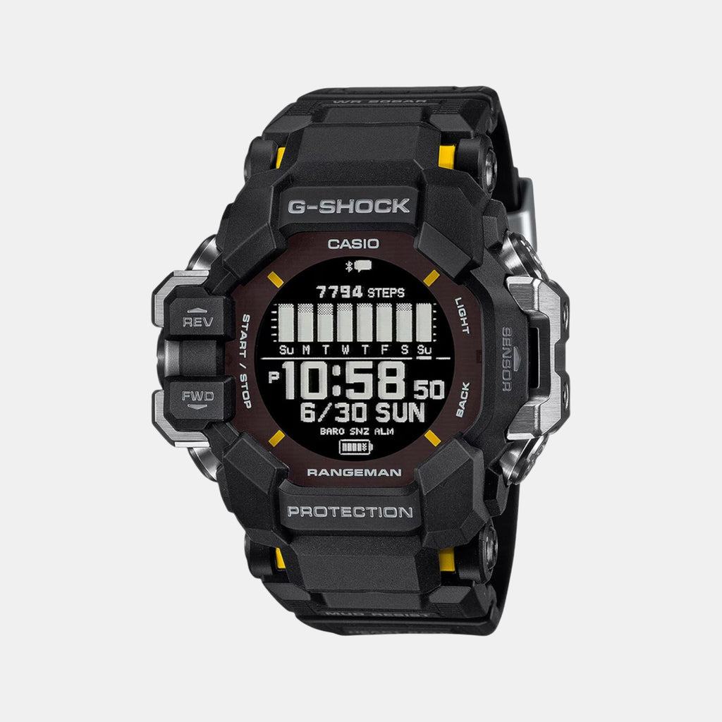G-Shock Men Quartz Black Dial Digital Resin Watch G1529