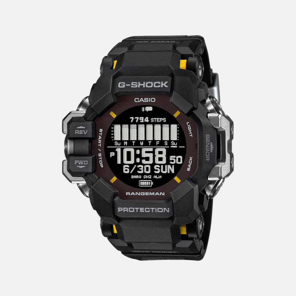 G-Shock Men Quartz Black Dial Digital Resin Watch G1529